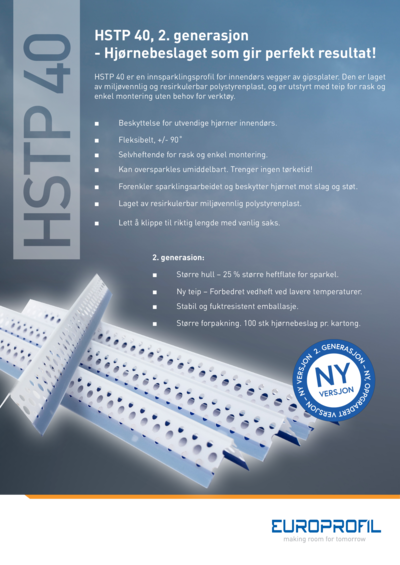 Produktblad - HSTP 40 gen 2